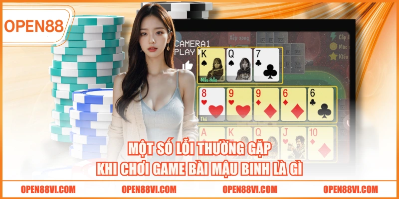 Một số lỗi thường gặp khi chơi game bài Mậu Binh là gì
